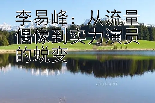 李易峰：从流量偶像到实力演员的蜕变