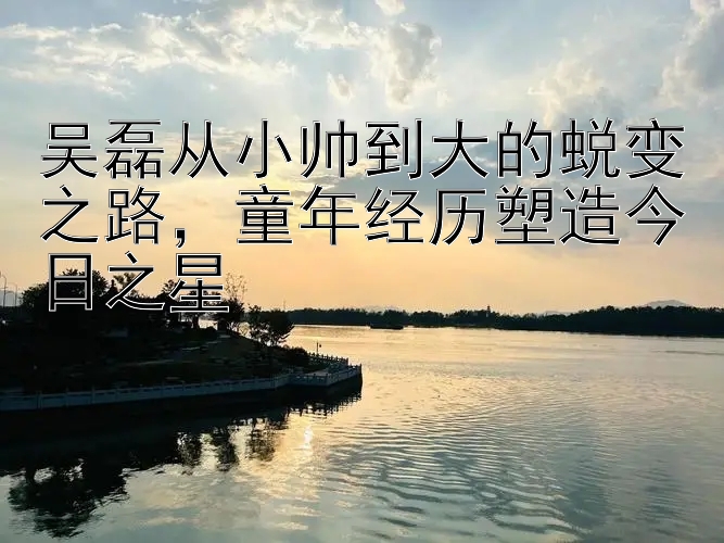 吴磊从小帅到大的蜕变之路，童年经历塑造今日之星